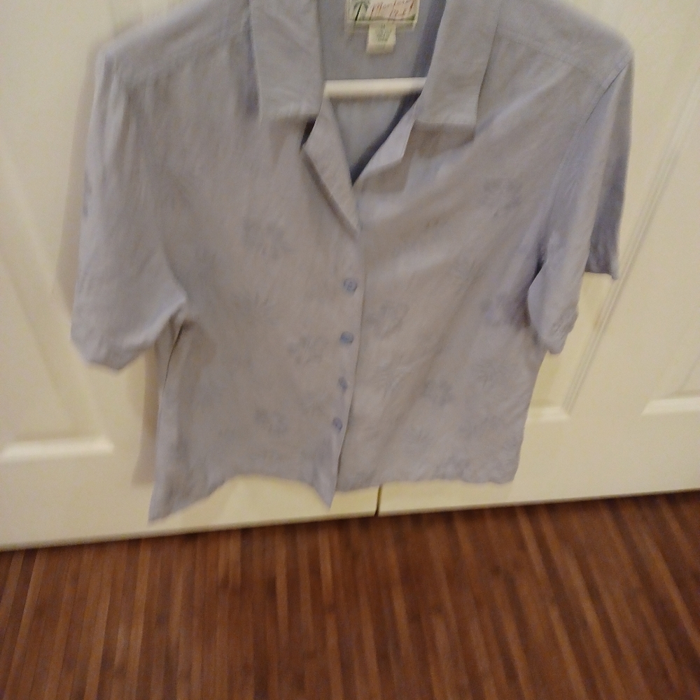 Silk Short Sleeved Top.